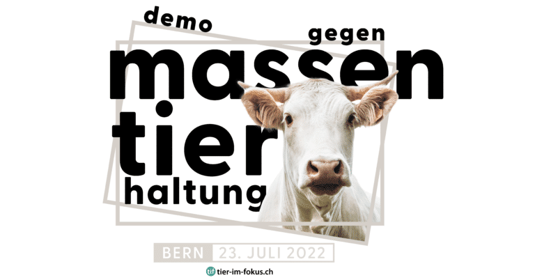 Demo gegen Massentierhaltung