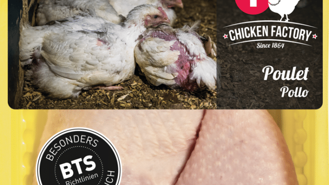 Mettre fin à l’arnaque des étiquettes! Nous exigeons des images réalistes sur les produits carnés.