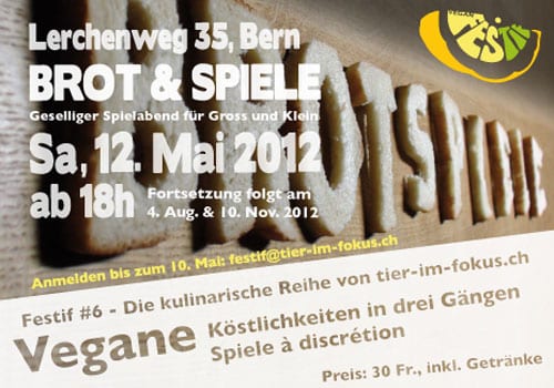 Festif #6: Brot & Spiele