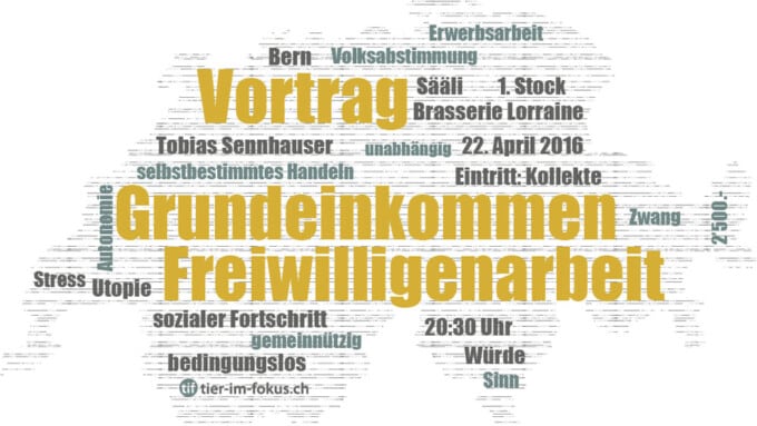 „Die Schweiz braucht ein Grundeinkommen. Denn sie braucht Freiwilligenarbeit“