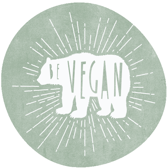 Bild: Bern Vegan, mit einem Bär