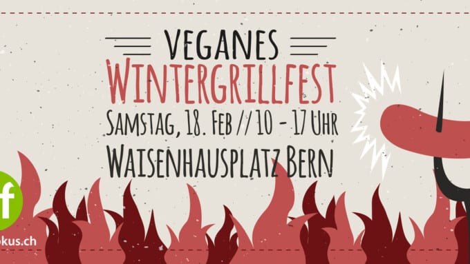 VeganerInnen übernehmen Wintergrillfest