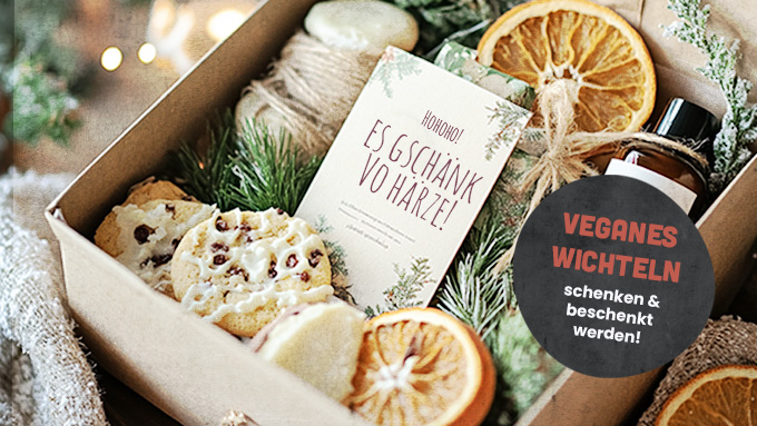 Mach mit beim veganen Wichteln! 🎁🌱